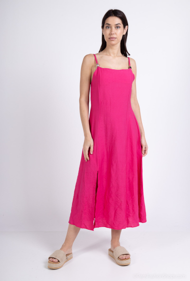 Wholesaler Catherine Style - Midi dress with flowing slit strap