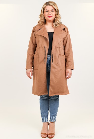Wholesalers Catherine Style - Suedette coat