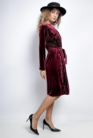 Grossiste Catherine Style - Robe en velours