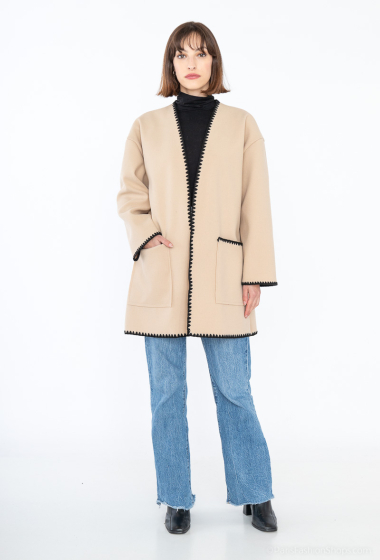 Wholesaler Catherine Style - Thin pocket crochet jacket