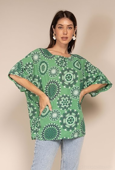Wholesaler C'Belle - Mandala printed blouse