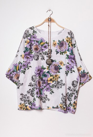 Großhändler C'Belle - Floral blouse