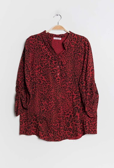 Großhändler C'Belle - Leopard blouse