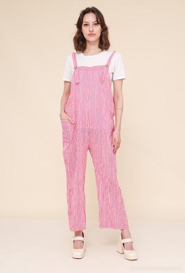 Wholesaler C'Belle - Striped jumpsuit