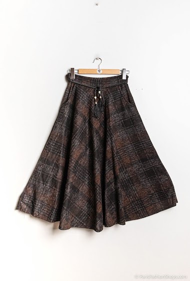 Wholesaler C'Belle - Check skirt