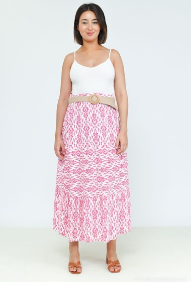 Wholesaler C'Belle - Printed skirt