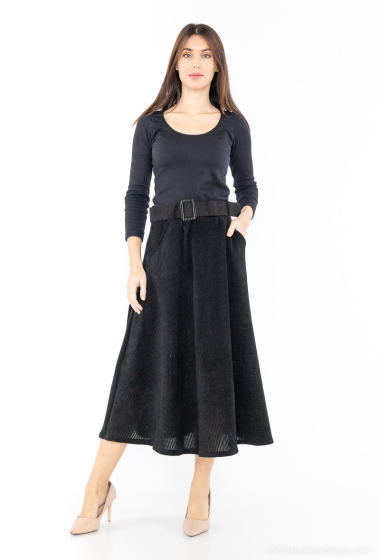 Wholesaler C'Belle - Plain skirt