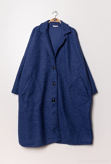 Wholesaler C'Belle - Curly wool coat