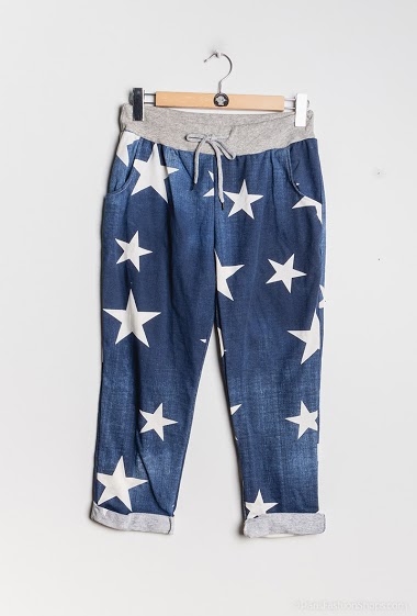 Wholesaler C'Belle - Pants with printed stars