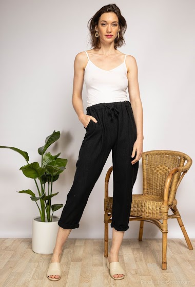 Wholesaler C'Belle - Casual linen pants