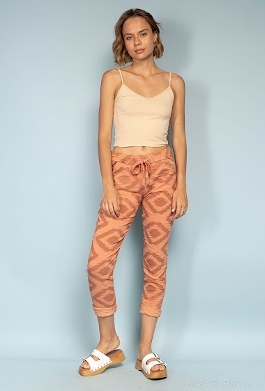 Wholesaler C'Belle - Printed casual pants