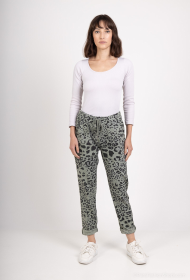 Wholesaler C'Belle - Leopard print pants