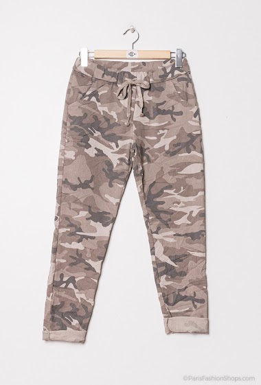 Wholesaler C'Belle - Stretchy camo pants