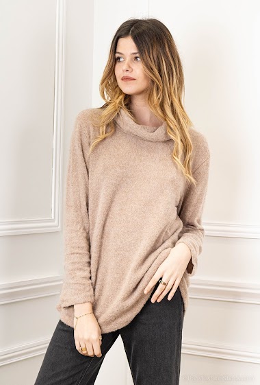 Wholesaler C'Belle - Turtleneck knit sweater