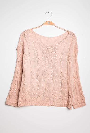 Wholesaler C'Belle - Cable knit sweater