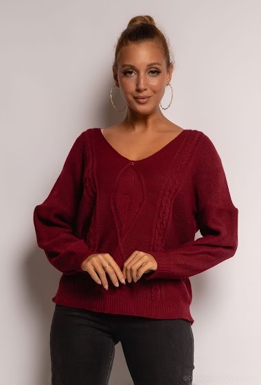 Wholesaler C'Belle - Cable knit sweater