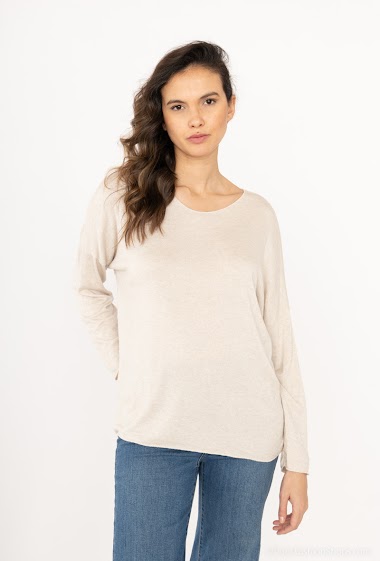 Wholesaler C'Belle - Plain sweater