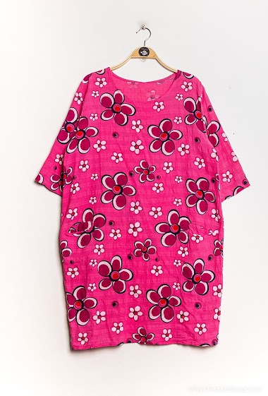 Wholesaler C'Belle - Flower printed dress