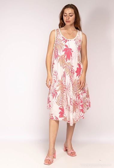 Wholesaler C'Belle - Tropical printed dress