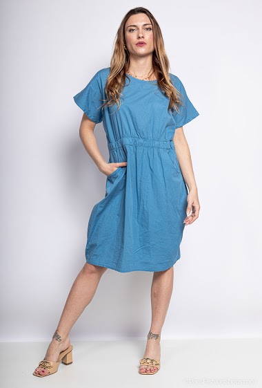 Wholesaler C'Belle - Dress with elastic waist