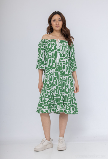 Wholesaler C'Belle - Geographic print dress