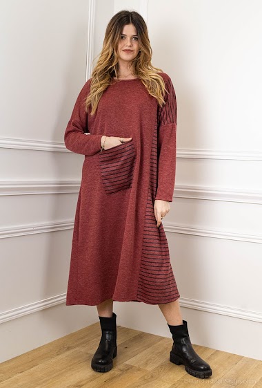 Wholesaler C'Belle - Knit sweater dress