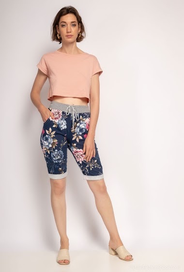 Großhändler C'Belle - Flower print shorts