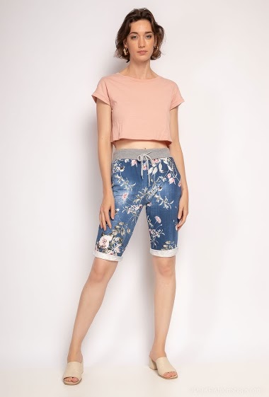 Wholesaler C'Belle - Flower print shorts