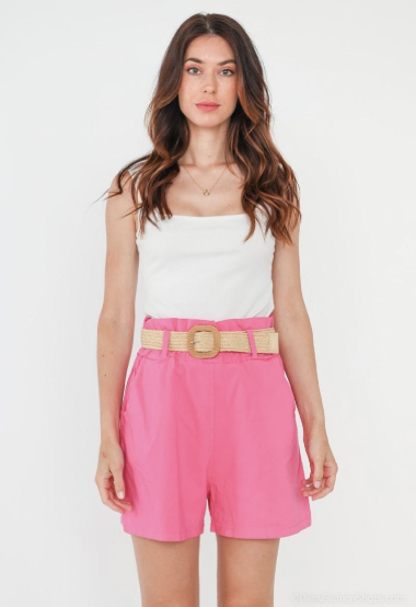Wholesaler C'Belle - Shorts with belt