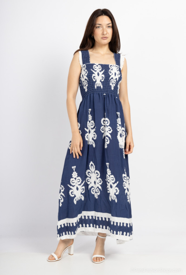 Wholesaler C'Belle - Long printed dress