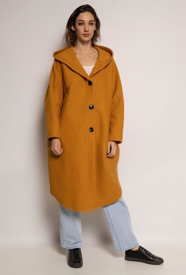 Wholesaler C'Belle - Oversized curly wool jacket