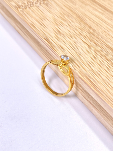 Wholesaler Cecile II - Steel ring for women