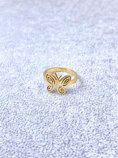 Wholesaler Cecile II - Steel ring for women