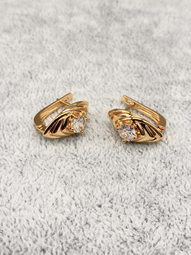 Wholesaler Cecile II - gold-plated copper earring