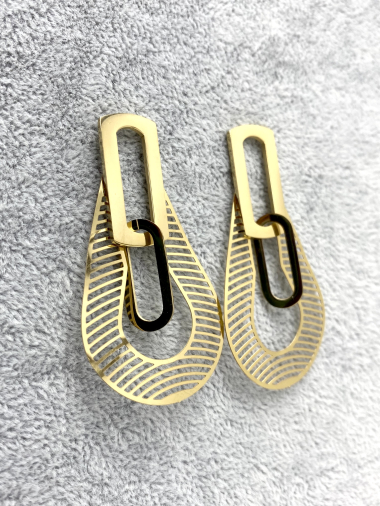 Wholesaler Cecile II - Steel earring