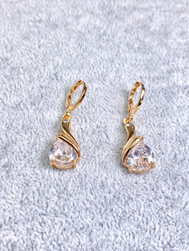 Wholesaler Cecile II - Gold plated copper earring