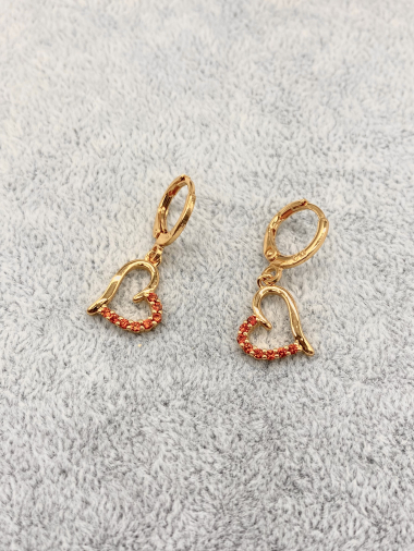 Wholesaler Cecile II - Gold-plated copper earring