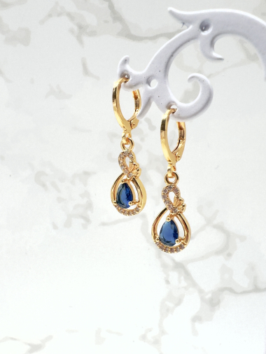 Wholesaler Cecile II - Gold plated earring