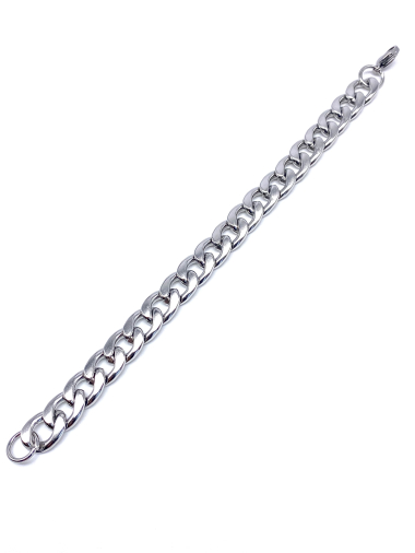 Wholesaler Cecile II - Steel curb chain with engraving plate