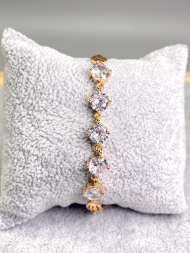 Wholesaler Cecile II - Golden copper bracelet