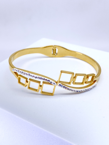 Wholesaler Cecile II - Stainless steel bangle bracelet