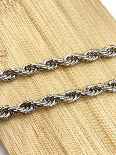 Wholesaler Cecile II - Chain necklace steel mesh rope