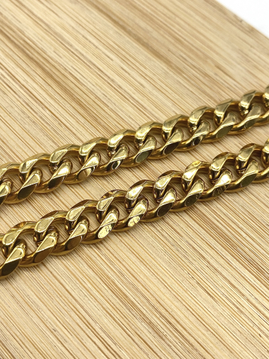 Wholesaler Cecile II - Cuban mesh steel necklace chain