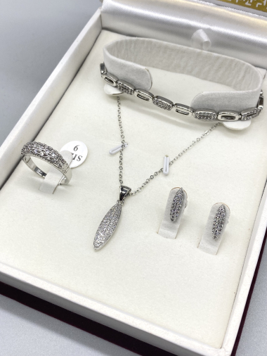 Mayorista Cecile II - Caja regalo mujer Paure bañada en plata
