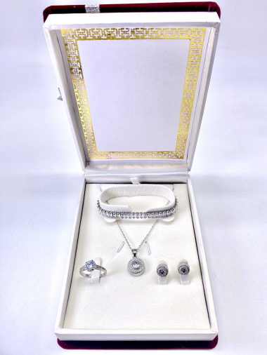 Wholesaler Cecile II - Paure silver plated women's gift box