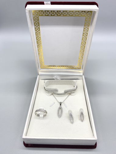 Wholesaler Cecile II - Paure silver plated women's gift box