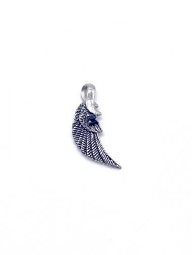 Wholesaler Cecile II - Steel angel wing pendant.