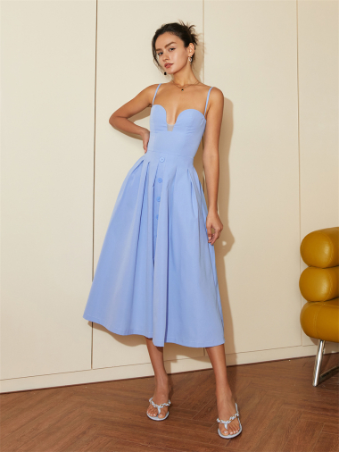 Wholesaler CEDELAR - blue dress