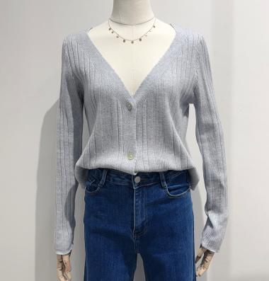 Wholesaler Céliris - Short-sleeved openwork jumper