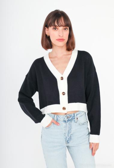 Wholesaler Céliris - Short-sleeved openwork jumper